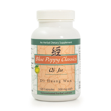 Lycium, Chrysanthemum,<br> and Rehmannia Pill<br> Qi Ju Di Huang Wan<br> 120 Vegicaps